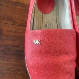 MK orange shoes
